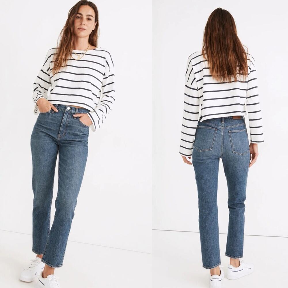 Madewell the Classic Straight Jean in Corson Wash